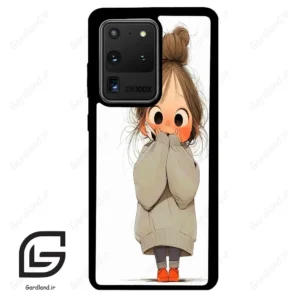 قاب گوشی سامسونگ اس 20 اولترا (Galaxy S20 Ultra ) طرح دخترانه کد 2054