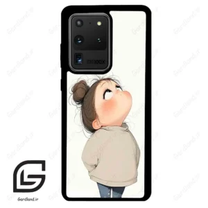 قاب گوشی سامسونگ اس 20 اولترا (Galaxy S20 Ultra ) طرح دختر کد 2057