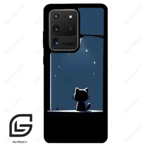 قاب گوشی سامسونگ اس 20 اولترا (Galaxy S20 Ultra ) طرح گربه کد 2098