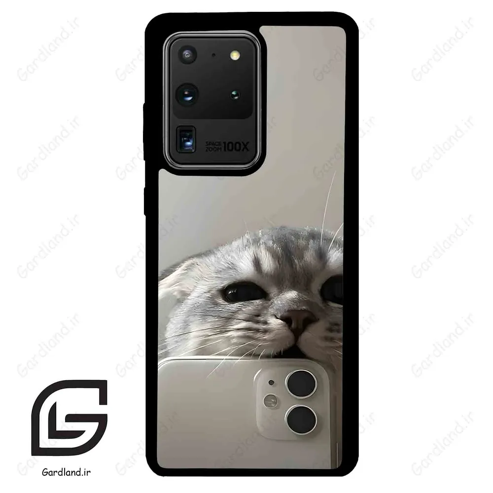 قاب گوشی سامسونگ اس 20 اولترا (Galaxy S20 Ultra ) طرح گربه کد 2246