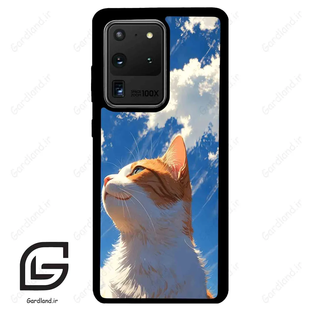 قاب گوشی سامسونگ اس 20 اولترا (Galaxy S20 Ultra ) طرح گربه کد 2366