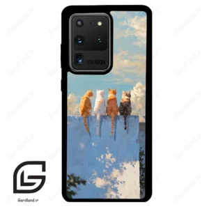 قاب گوشی سامسونگ اس 20 اولترا (Galaxy S20 Ultra ) طرح گربه کد 2367