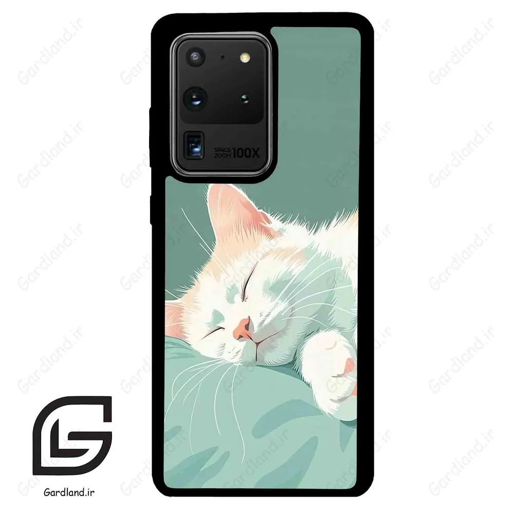 قاب گوشی سامسونگ اس 20 اولترا (Galaxy S20 Ultra ) طرح گربه کد 2403