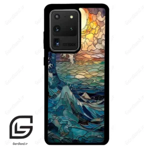قاب گوشی سامسونگ اس 20 اولترا (Galaxy S20 Ultra ) طرح موج کد 2413