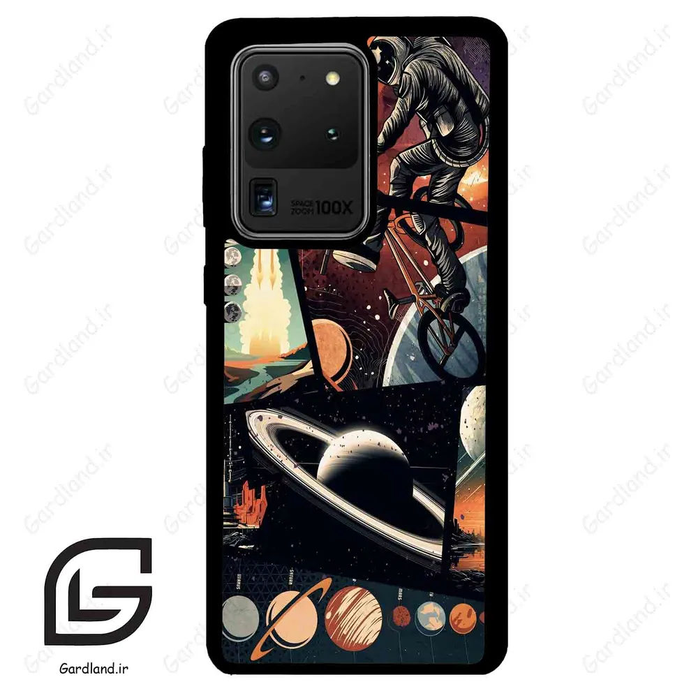 قاب گوشی سامسونگ اس 20 اولترا (Galaxy S20 Ultra ) طرح فضانورد کد 2415