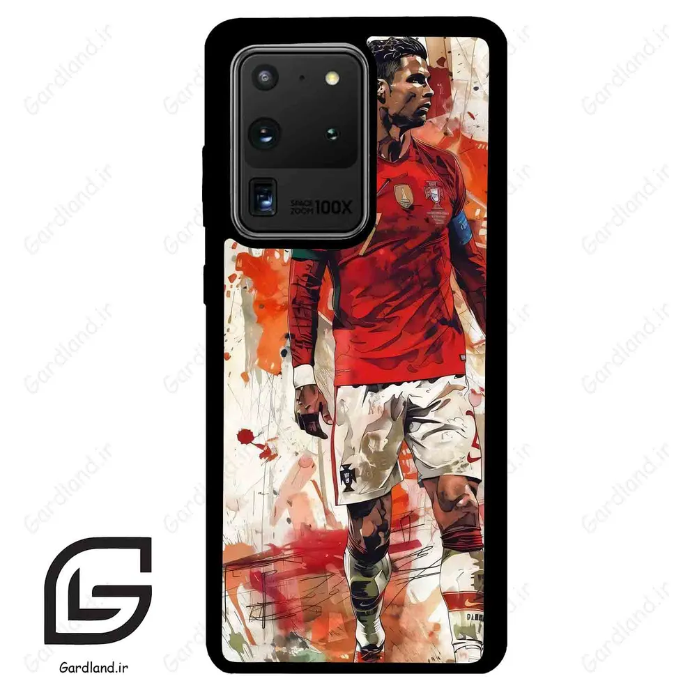 قاب گوشی سامسونگ اس 20 اولترا (Galaxy S20 Ultra ) طرح رونالدو کد 2419