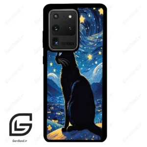 قاب گوشی سامسونگ اس 20 اولترا (Galaxy S20 Ultra ) طرح گربه کد 2438