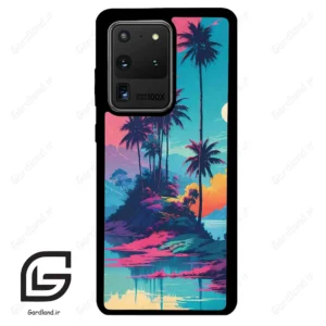 قاب گوشی سامسونگ اس 20 اولترا (Galaxy S20 Ultra ) طرح جزیره کد 2461