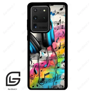 قاب گوشی سامسونگ اس 20 اولترا (Galaxy S20 Ultra ) طرح موسیقی کد 2482