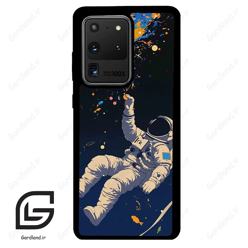 قاب گوشی سامسونگ اس 20 اولترا (Galaxy S20 Ultra ) طرح فضانورد کد 2484