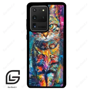 قاب گوشی سامسونگ اس 20 اولترا (Galaxy S20 Ultra ) طرح گربه کد 2488