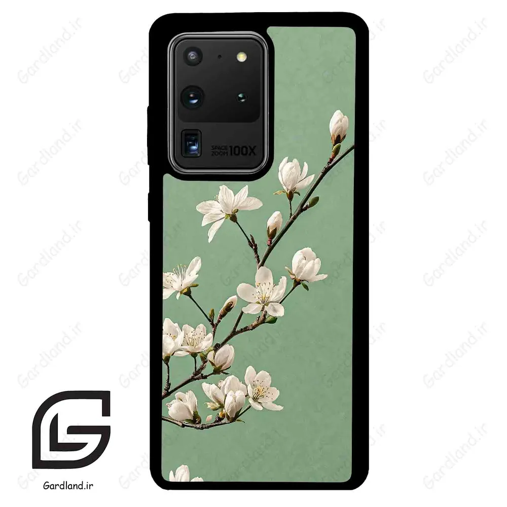 قاب گوشی سامسونگ اس 20 اولترا (Galaxy S20 Ultra ) طرح شکوفه کد 2524