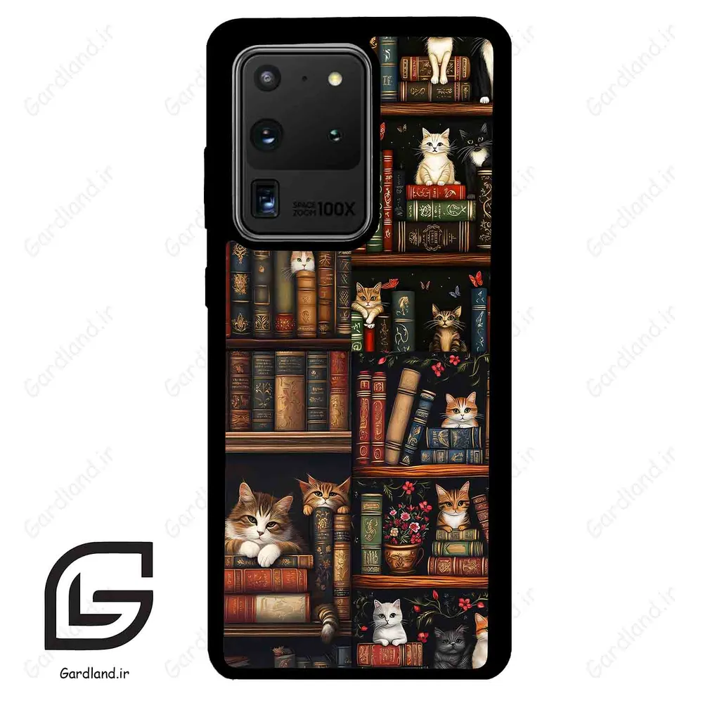 قاب گوشی سامسونگ اس 20 اولترا (Galaxy S20 Ultra ) طرح کتابخانه کد 2532