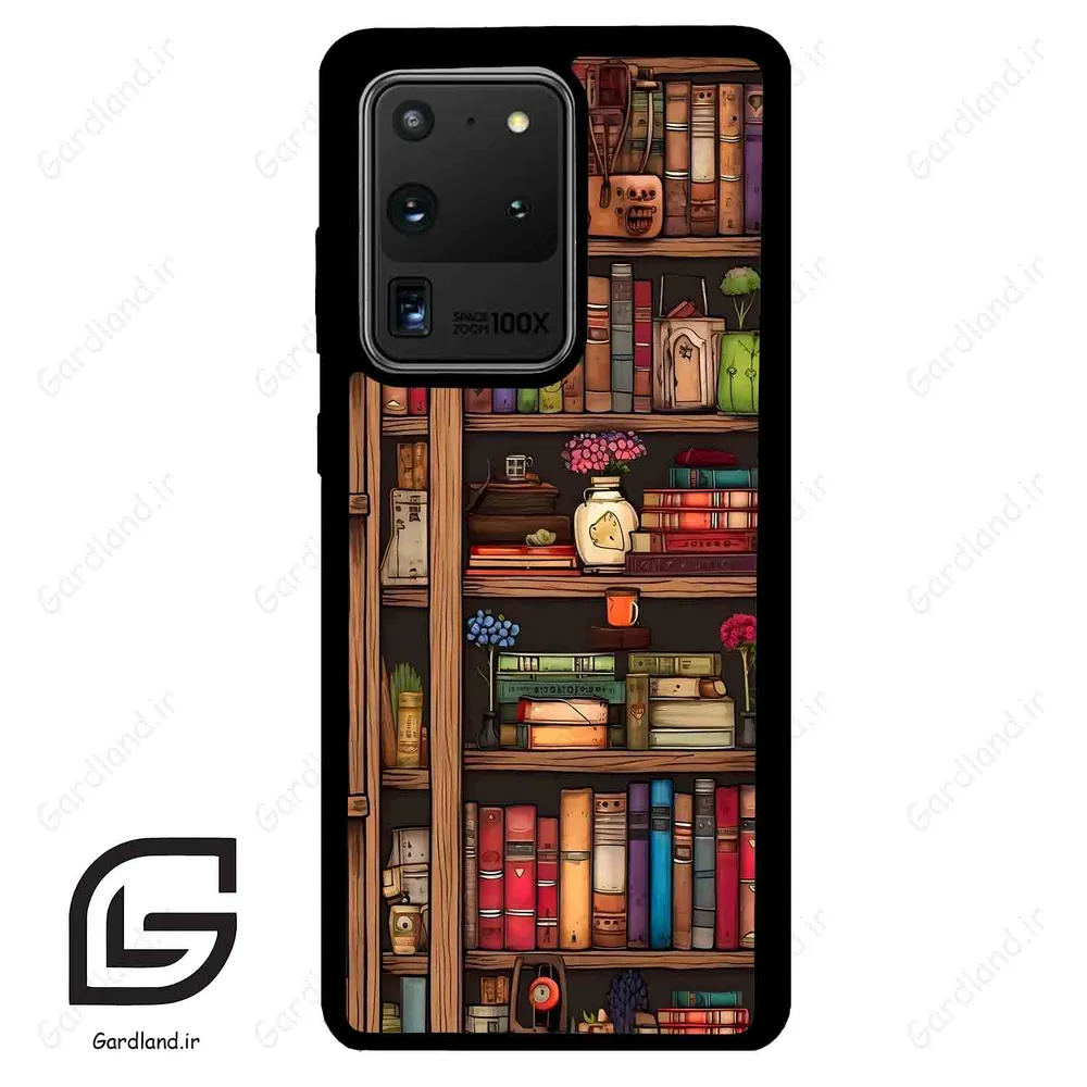 قاب گوشی سامسونگ اس 20 اولترا (Galaxy S20 Ultra ) طرح کتابخانه کد 2537