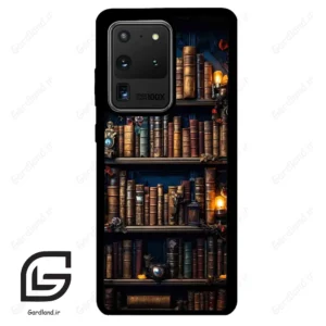 قاب گوشی سامسونگ اس 20 اولترا (Galaxy S20 Ultra ) طرح کتابخانه کد 2541