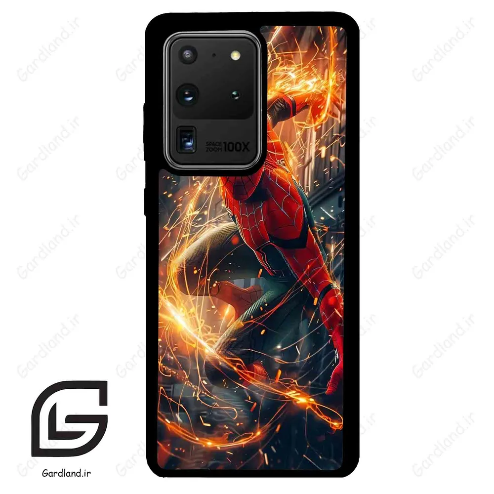 قاب گوشی سامسونگ اس 20 اولترا (Galaxy S20 Ultra ) طرح مردعنکبوتی کد 2558