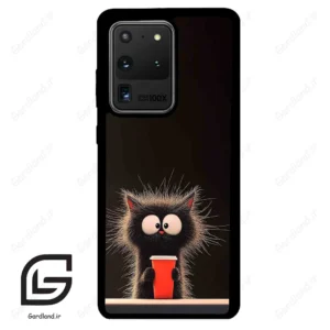 قاب گوشی سامسونگ اس 20 اولترا (Galaxy S20 Ultra ) طرح گربه کد 2580