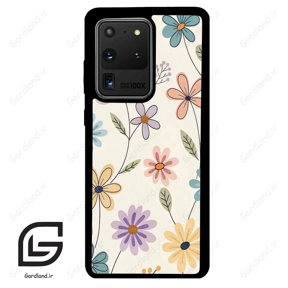قاب گوشی سامسونگ اس 20 اولترا (Galaxy S20 Ultra ) طرح گل کد 2587