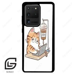 قاب گوشی سامسونگ اس 20 اولترا (Galaxy S20 Ultra ) طرح گربه کد 2617