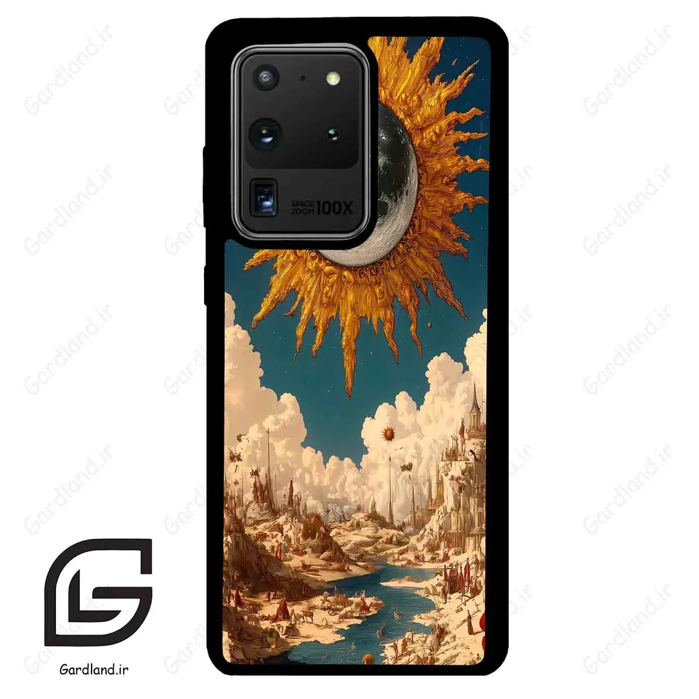 قاب گوشی سامسونگ اس 20 اولترا (Galaxy S20 Ultra ) طرح خورشید کد 2694