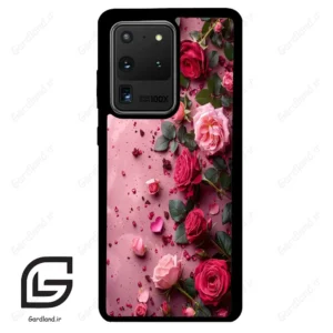 قاب گوشی سامسونگ اس 20 اولترا (Galaxy S20 Ultra ) طرح رز کد 2744