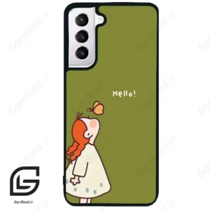 قاب گوشی سامسونگ اس 21 نرمال (Galaxy S21 5G ) طرح دخترانه کد 2044