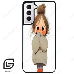 قاب گوشی سامسونگ اس 21 نرمال (Galaxy S21 5G ) طرح دخترانه کد 2054