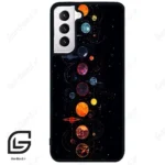 قاب گوشی سامسونگ اس 21 نرمال (Galaxy S21 5G ) طرح کهکشان کد 2062