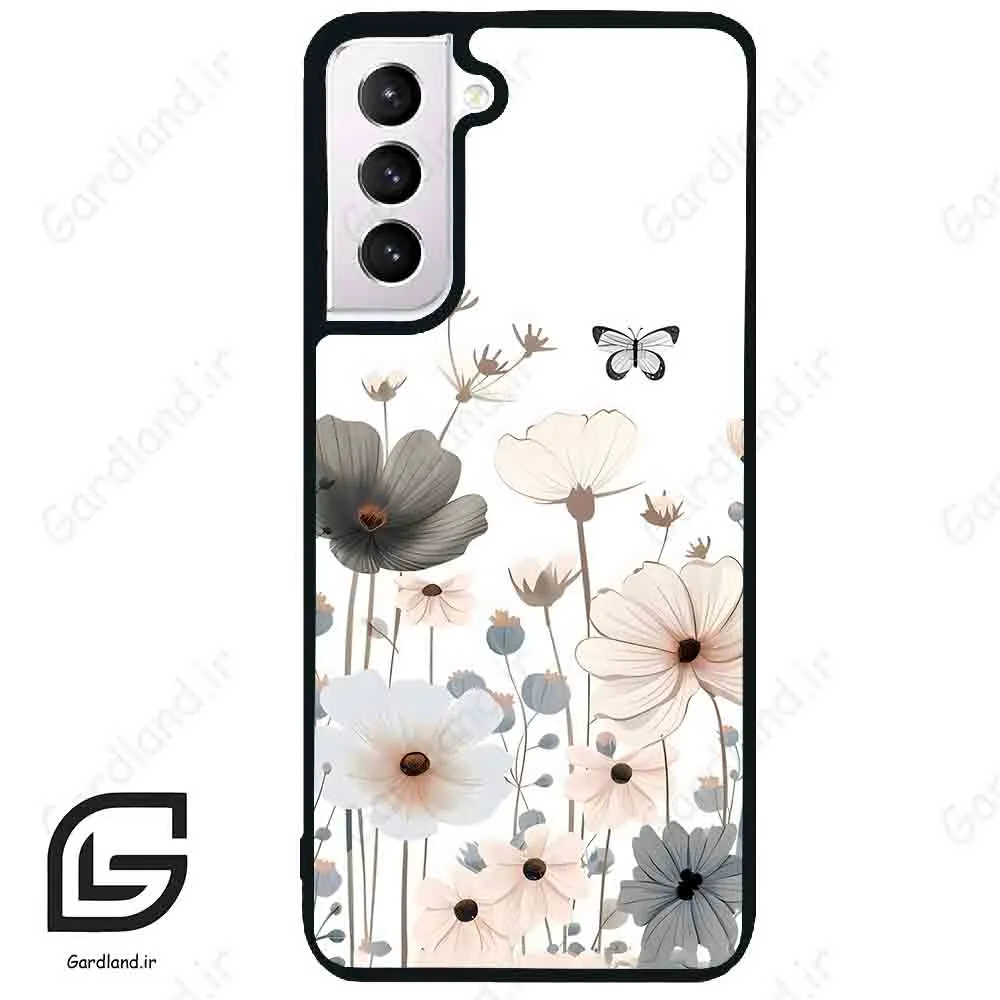 قاب گوشی سامسونگ اس 21 نرمال (Galaxy S21 5G ) طرح گل کد 2081