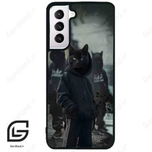 قاب گوشی سامسونگ اس 21 نرمال (Galaxy S21 5G ) طرح گربه کد 2091