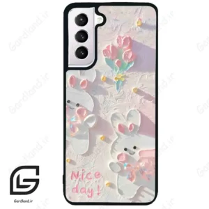 قاب گوشی سامسونگ اس 21 نرمال (Galaxy S21 5G ) طرح خرگوشی کد 2097