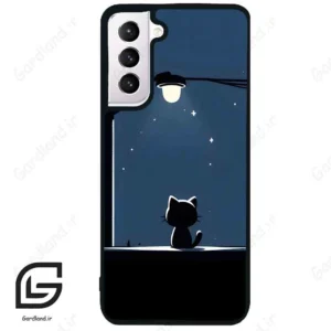 قاب گوشی سامسونگ اس 21 نرمال (Galaxy S21 5G ) طرح گربه کد 2098