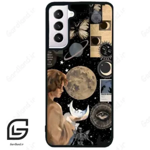 قاب گوشی سامسونگ اس 21 نرمال (Galaxy S21 5G ) طرح دخترانه کد 2111