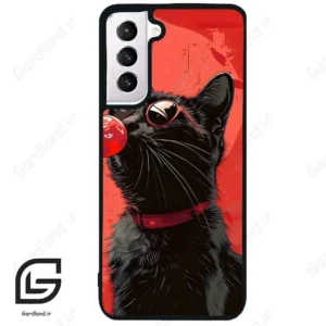 قاب گوشی سامسونگ اس 21 نرمال (Galaxy S21 5G ) طرح گربه کد 2131