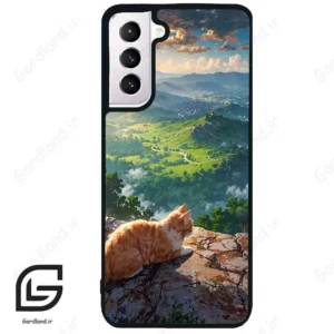 قاب گوشی سامسونگ اس 21 نرمال (Galaxy S21 5G ) طرح گربه کد 2203