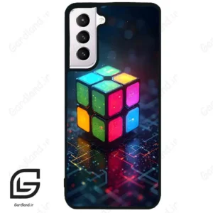 قاب گوشی سامسونگ اس 21 نرمال (Galaxy S21 5G ) طرح مکعب کد 2222
