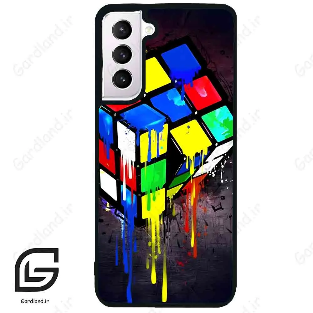 قاب گوشی سامسونگ اس 21 نرمال (Galaxy S21 5G ) طرح مکعب کد 2236