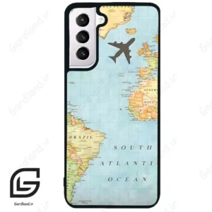 قاب گوشی سامسونگ اس 21 نرمال (Galaxy S21 5G ) طرح نقشه کد 2243