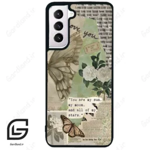 قاب گوشی سامسونگ اس 21 نرمال (Galaxy S21 5G ) طرح پروانه کد 2244