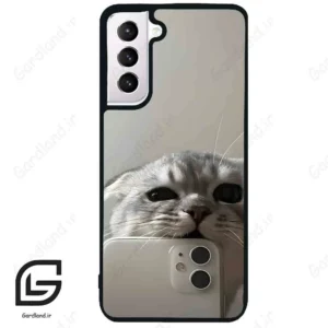 قاب گوشی سامسونگ اس 21 نرمال (Galaxy S21 5G ) طرح گربه کد 2246