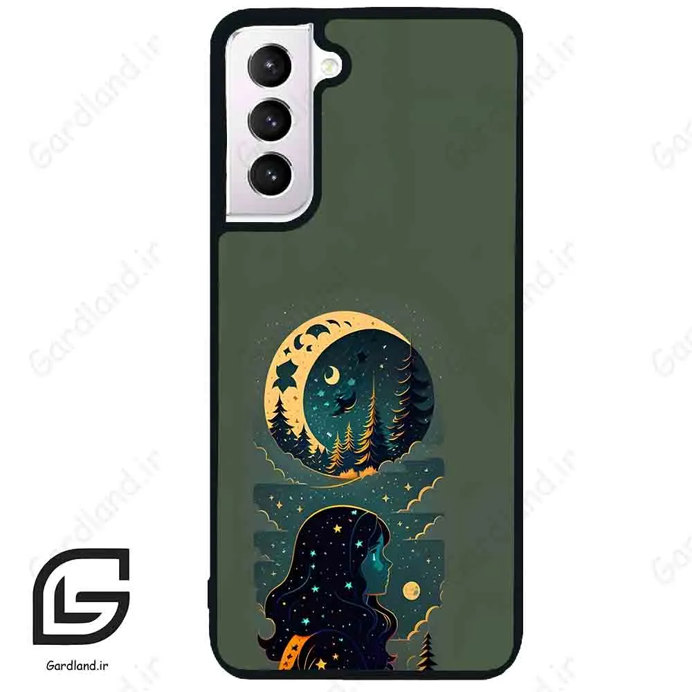 قاب گوشی سامسونگ اس 21 نرمال (Galaxy S21 5G ) طرح ماه کد 2267
