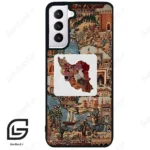 قاب گوشی سامسونگ اس 21 نرمال (Galaxy S21 5G ) طرح نقشه ایران کد 2287