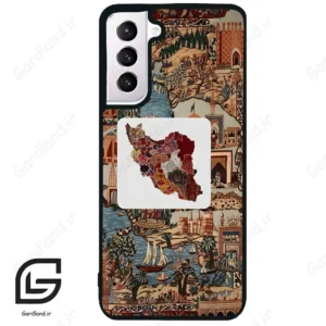 قاب گوشی سامسونگ اس 21 نرمال (Galaxy S21 5G ) طرح نقشه ایران کد 2287