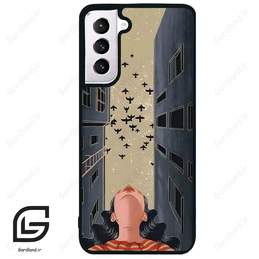 قاب گوشی سامسونگ اس 21 نرمال (Galaxy S21 5G ) طرح دختر کد 2311