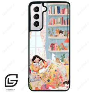 قاب گوشی سامسونگ اس 21 نرمال (Galaxy S21 5G ) طرح دخترانه کد 2325
