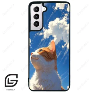 قاب گوشی سامسونگ اس 21 نرمال (Galaxy S21 5G ) طرح گربه کد 2366