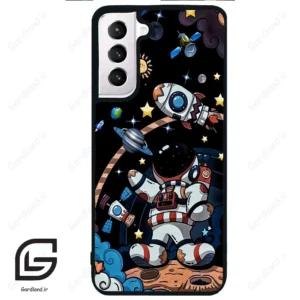قاب گوشی سامسونگ اس 21 نرمال (Galaxy S21 5G ) طرح فضانورد کد 2392
