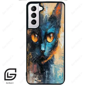 قاب گوشی سامسونگ اس 21 نرمال (Galaxy S21 5G ) طرح گربه کد 2397
