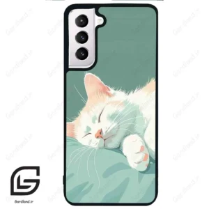 قاب گوشی سامسونگ اس 21 نرمال (Galaxy S21 5G ) طرح گربه کد 2403