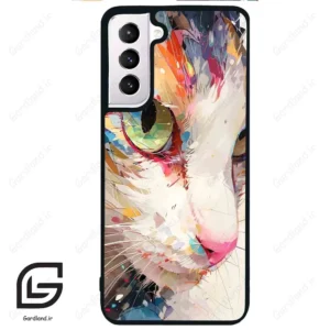 قاب گوشی سامسونگ اس 21 نرمال (Galaxy S21 5G ) طرح گربه کد 2437
